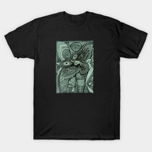 Abstract Flying Bird T-Shirt